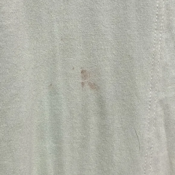 NWT Vintage Maxi Dress Green Cotton Size M Patchwork Block Print Boho Hippie Art - Picture 10 of 12